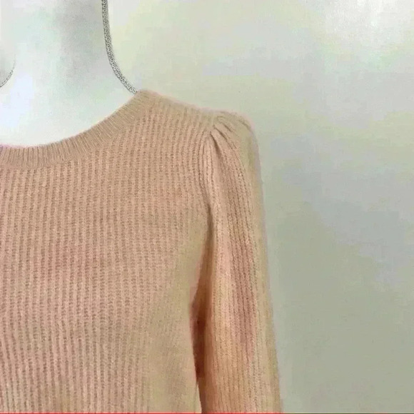 Halogen Blouson Sleeve Sweater in Pink Chintz - Picture 3 of 8